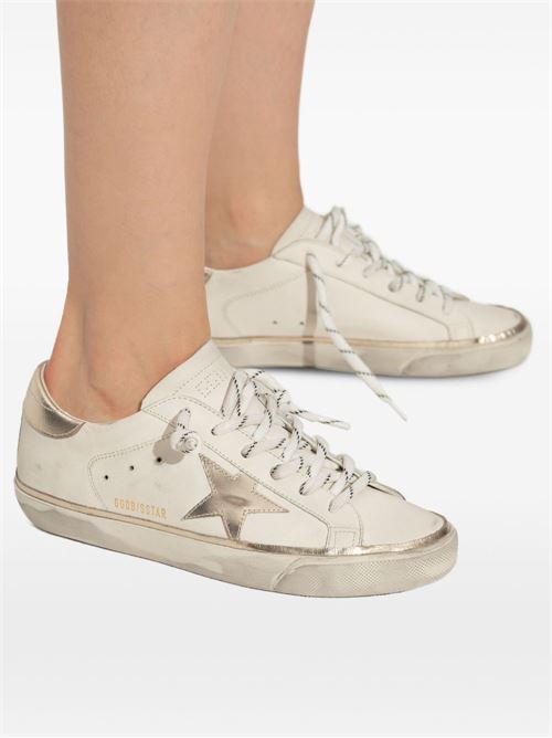 Super Star Sneakers with Laminated Star GOLDEN GOOSE | GWF00101F00755810698
